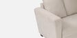 Ethos Velvet Fabric 3 Seater Sofa In Beige Colour