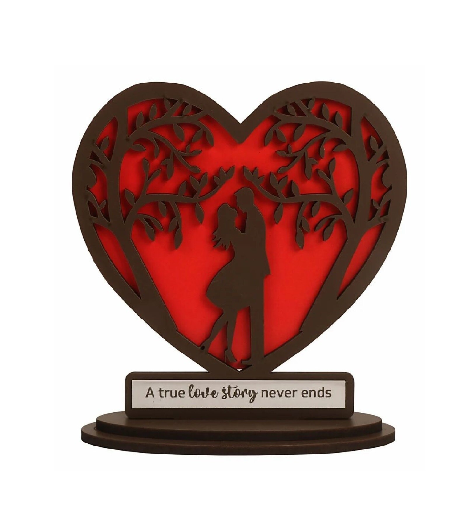 Eternal Love Heart Tree Showpiece