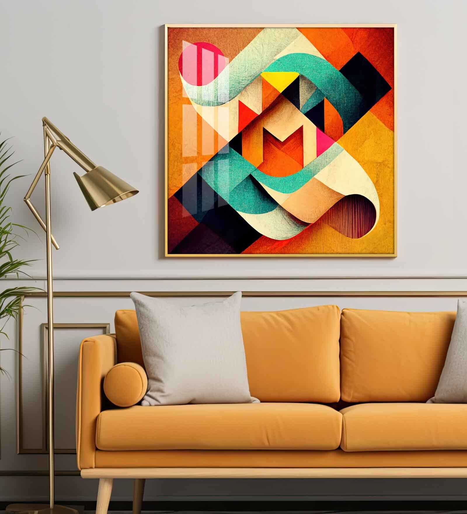 Ethereal Expressions Glass Finish Square Wall Art