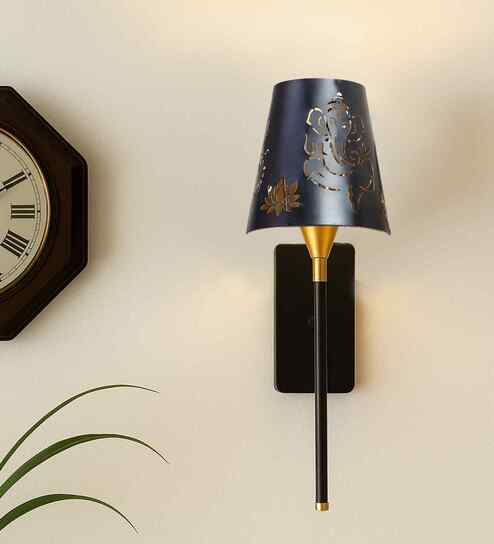 Etching Handmade Shade Metal Wall Lamp   Vintage Artistic Wall Light
