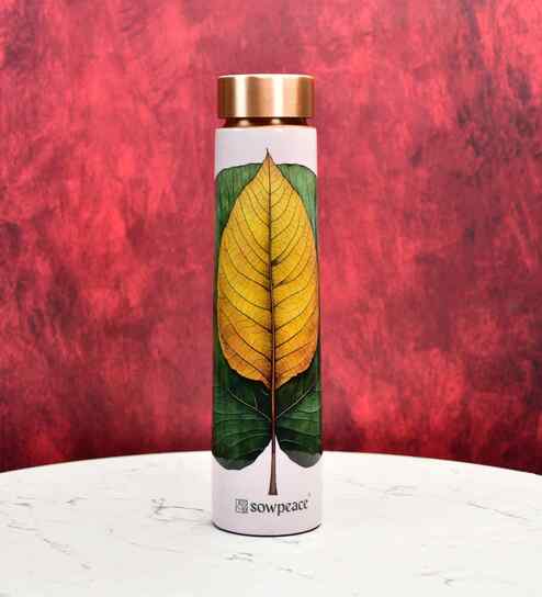 Ethereal Leaf Copper Bottle