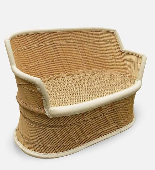 Ethnic Cane Outdoor Seating in Natural Colour