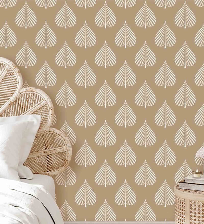 COLOR SOLUTION Decorative Brown White Wallpaper Price in India  Buy COLOR  SOLUTION Decorative Brown White Wallpaper online at Flipkartcom