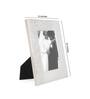 Etched Design Silver Metal Photo Frames