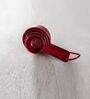 Etched Red Polypropylene (Set of 4) Measuring Cusp