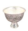Etched Silver Silver Iron Fruit Bowl