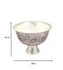 Etched Silver Silver Iron Fruit Bowl