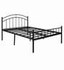 Etera Double Size Bed In Black Colour