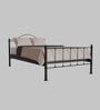 Etera Queen Size Bed In Black Colour