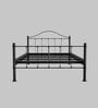 Etera Queen Size Bed In Black Colour