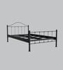 Etera Queen Size Bed In Black Colour