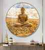 Eternal Gaze Buddha Acrylic Round Wall Art