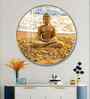 Eternal Gaze Buddha Acrylic Round Wall Art
