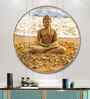 Eternal Gaze Buddha Acrylic Round Wall Art