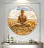 Eternal Gaze Buddha Acrylic Round Wall Art