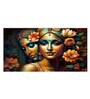 Eternal Radha Krishna Multicolour Canvas Art Print