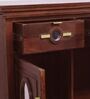 Ethan Solid Wood Sideboard in Mahogany Finish with Mirrors