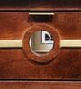 Ethan Solid Wood Sideboard in Mahogany Finish with Mirrors