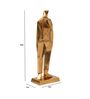 Ethan The Dreamer Sculpture  Gold Aluminium Showpiece