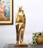 Ethan The Dreamer Sculpture  Gold Aluminium Showpiece