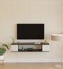 Ether Tv Unit In Wenge & Frosty White Finish