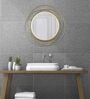 Golden Ethereal Designer Metal Wall Mirror