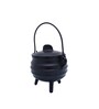 Ethinic 500ml Black Iron Serving Handi with Lid & Stand