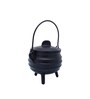 Ethinic 500ml Black Iron Serving Handi with Lid & Stand