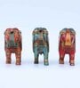 Ethinic Elephant MDF Figurine