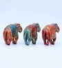 Ethinic Elephant MDF Figurine