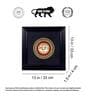 Ethnic Dhokra  Black Brass & Glass  Painting