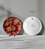 Ethnic Floral Porcelain Wall Plate Collection