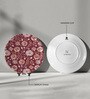 Ethnic Floral Printed Porcelain Wall Plate