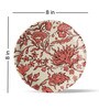 Ethnic Floral Printed Porcelain Wall Plate