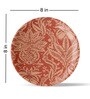 Ethnic Floral Printed Porcelain Wall Plate Set Of 6