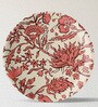 Ethnic Floral Printed Porcelain Wall Plate Set Of 6