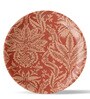 Ethnic Floral Printed Porcelain Wall Plate Set Of 6