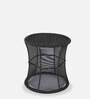 Ethnic Hand Crafted Muddha Cane Stool in Black Colour