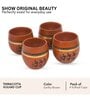 Ethnic Hand painted Kulhad Cups (Set of 4)