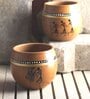 Ethnic Hand painted Kulhad Cups (Set of 6)