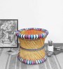Ethnic Handcrafted Manjola Stool in Multi Colour