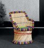 Ethnic One Wicker Patio Chair in Multi Finish