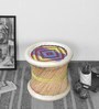 Ethnic Handcrafted Muddha Manjola Stool in Multi Colour
