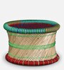 Ethnic Handcrafted Mudiya Stool in Multi Colour