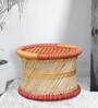 Ethnic Handcrafted Mudiya Stool in Multi Colour