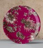 Ethnic Hot Pink Porcelain Wall Plate