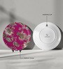Ethnic Hot Pink Porcelain Wall Plate