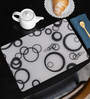 Set of 6 Geometric 12 x 16 Inches PVC Placemats
