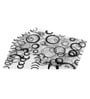 Set of 6 Geometric 12 x 16 Inches PVC Placemats