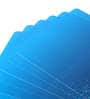 (Set of 6) Ethnic Motif Blue (12 x 16) PVC Placemats